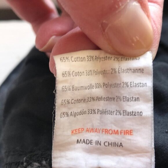 Glamorous Jeans Black Denim High Waist Grommet Frayed Step Hem size Medium - Picture 12 of 16